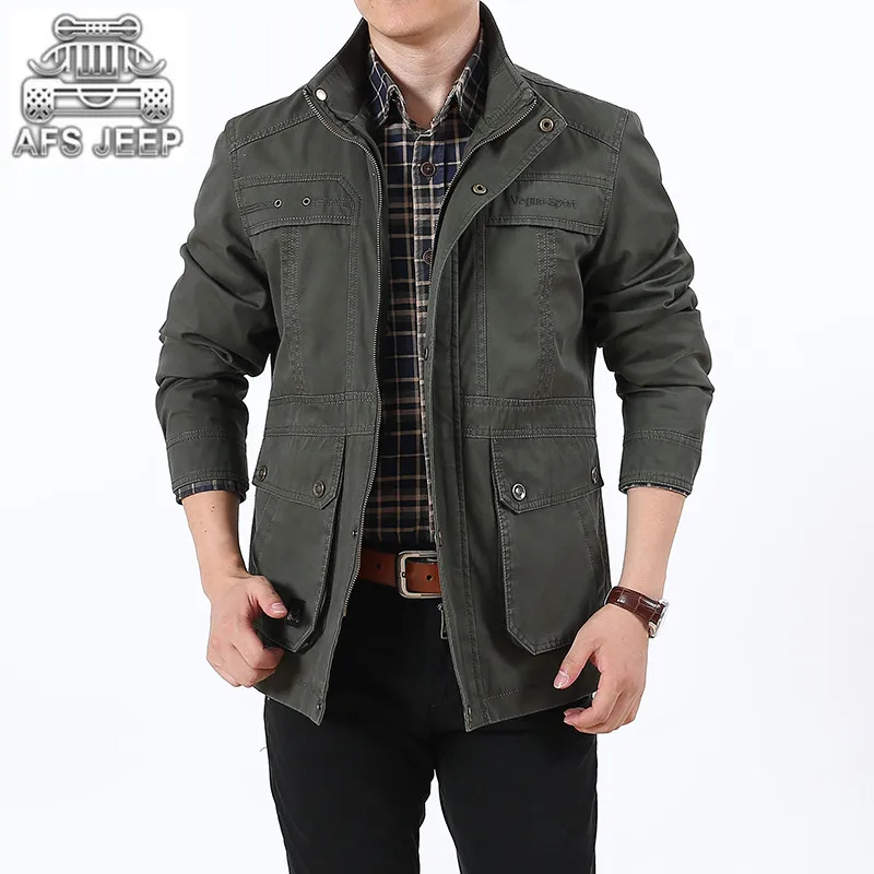 AFS JEEP Mid-Long Style Size L-7XL Wash Nature Cotton 100% Men Jackets and Coats Autumn Winter Windbreaker Loose Plus Size
AFS JEEP Mid-Long Style Size L-7XL Wash Nature Cotton 100% Men Jackets and Coats Autumn Winter Windbreaker Loose Plus Size