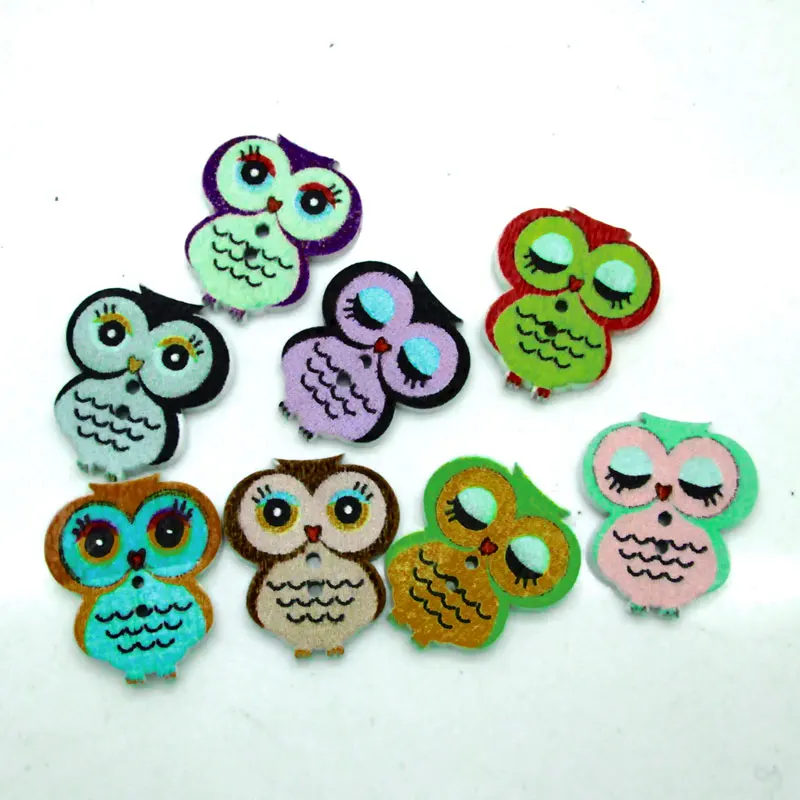 50pcs 21x18mm Mixed Owl Pattern Wooden Buttons For Clothes Crafts Sewing Decorative Needlework Scrapbooking DIY Accessories
50pcs 21x18mm Mixed Owl Pattern Wooden Buttons For Clothes Crafts Sewing Decorative Needlework Scrapbooking DIY Accessories