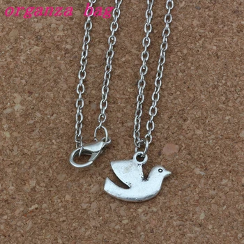 24pcs / lot Zinc alloy Peace Dove Bird Charms Pendant Necklaces 18 inches Chains Jewelry DIY A-250d
24pcs / lot Zinc alloy Peace Dove Bird Charms Pendant Necklaces 18 inches Chains Jewelry DIY A-250d
