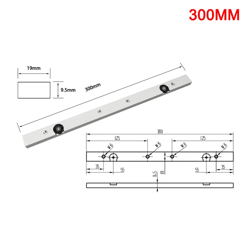 Aluminium Alloy Miter Bar Rail Slider Table Saw Gauge Rod Wood Working Tool GHS99
Aluminium Alloy Miter Bar Rail Slider Table Saw Gauge Rod Wood Working Tool GHS99