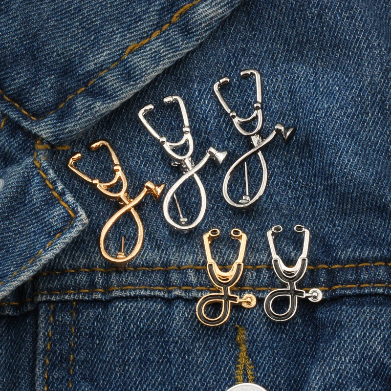 5 Style New Enamel Pins Cartoon Fashion Simple Stethoscope Brooches For Women Jewelry Accessories Denim Coat Brooch Badge Gift
5 Style New Enamel Pins Cartoon Fashion Simple Stethoscope Brooches For Women Jewelry Accessories Denim Coat Brooch Badge Gift