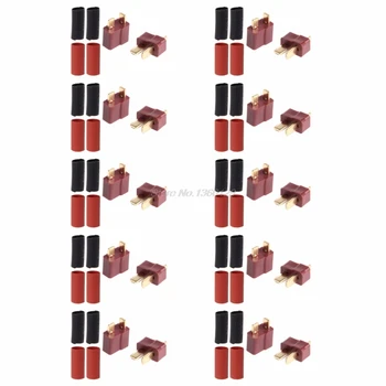 10 Pairs Ultra T-Plug Connectors Deans Style Male Female with 20pcs Shrink Tube AUG_30 Wholesale&DropShip
10 Pairs Ultra T-Plug Connectors Deans Style Male Female with 20pcs Shrink Tube AUG_30 Wholesale&DropShip