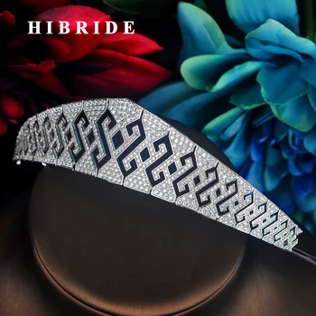 HIBRIDE New Sparkling Wedding Party Bride Tiaras Crown Luxury Hairbands Headpiece Crown Hair Accessories Party Gifts C-71
HIBRIDE New Sparkling Wedding Party Bride Tiaras Crown Luxury Hairbands Headpiece Crown Hair Accessories Party Gifts C-71