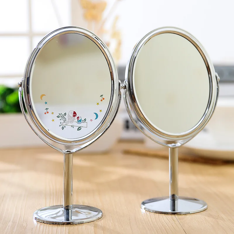 Women Beauty dress up Mirror Desktop Double-Sides Swivel Cosmetic Makeup Round Mirror Metal crafts1x 2 Magnification Mirror
Women Beauty dress up Mirror Desktop Double-Sides Swivel Cosmetic Makeup Round Mirror Metal crafts1x 2 Magnification Mirror