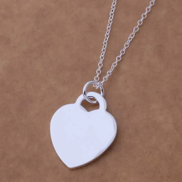 2016 Silver Jewelry Necklace Heart/ Round Pendant 925 Chain Necklace Loving Jewelry Valentine's Gift Gor Girlfriend AN690-691
2016 Silver Jewelry Necklace Heart/ Round Pendant 925 Chain Necklace Loving Jewelry Valentine's Gift Gor Girlfriend AN690-691