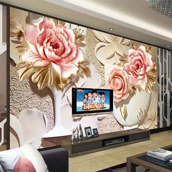 Papel De Parede Floral 3D Stereo Embossed Flowers Photo Wallpaper Living Room TV Backdrop Wall Mural Home Decor Luxury Wallpaper
Papel De Parede Floral 3D Stereo Embossed Flowers Photo Wallpaper Living Room TV Backdrop Wall Mural Home Decor Luxury Wallpaper