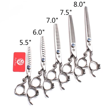 Z9006 5.5" 6" 7" 7.5" 8" 440C Purple Dragon Grooming-for-dog Salon Thinning Shears Haircut Scissors Professional Hair Scissors
Z9006 5.5" 6" 7" 7.5" 8" 440C Purple Dragon Grooming-for-dog Salon Thinning Shears Haircut Scissors Professional Hair Scissors