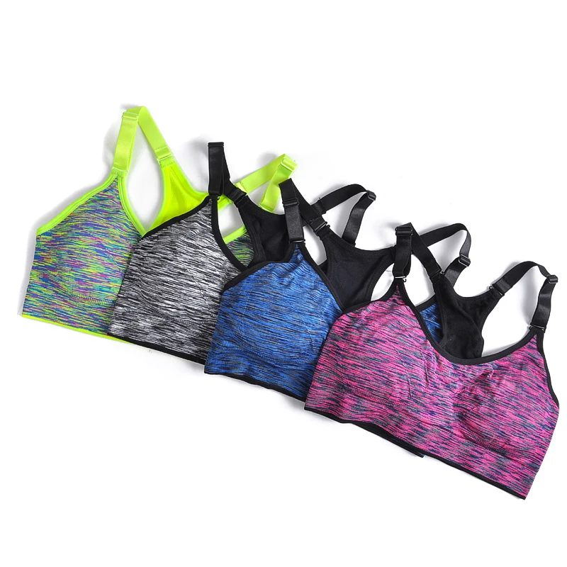 Women Quick Dry Sports Bra,Women Padded Wirefree Adjustable Shakeproof Fitness Underwear,Push Up Seamless Yoga Running Tops
Women Quick Dry Sports Bra,Women Padded Wirefree Adjustable Shakeproof Fitness Underwear,Push Up Seamless Yoga Running Tops