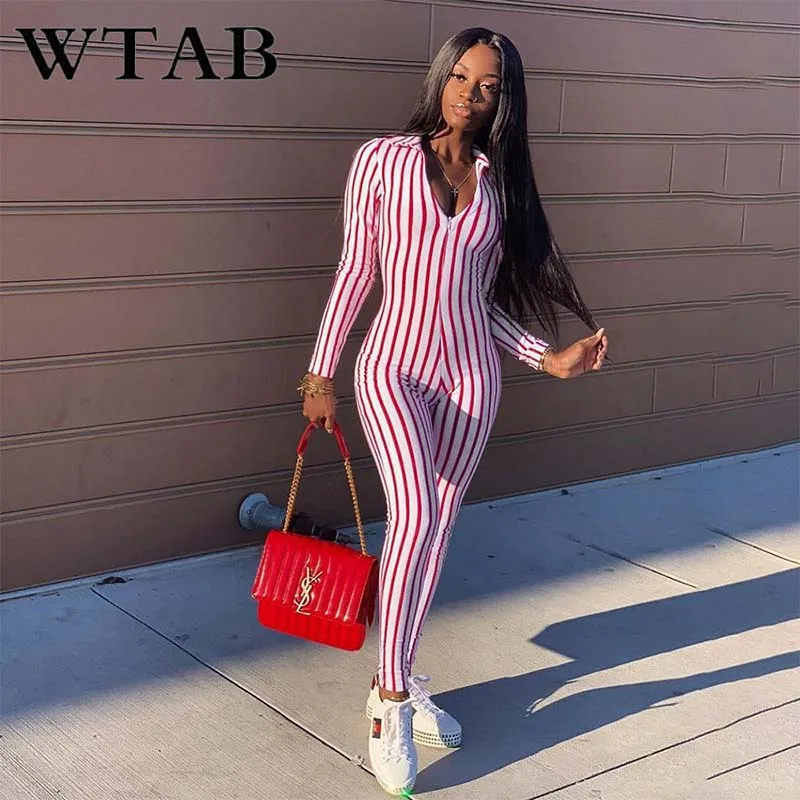 WTAB new striated print women jumpsuit casual 2019 long sleeve spring/summer ladies bodysuit rompers skinny sexy playsuit mujer
WTAB new striated print women jumpsuit casual 2019 long sleeve spring/summer ladies bodysuit rompers skinny sexy playsuit mujer
