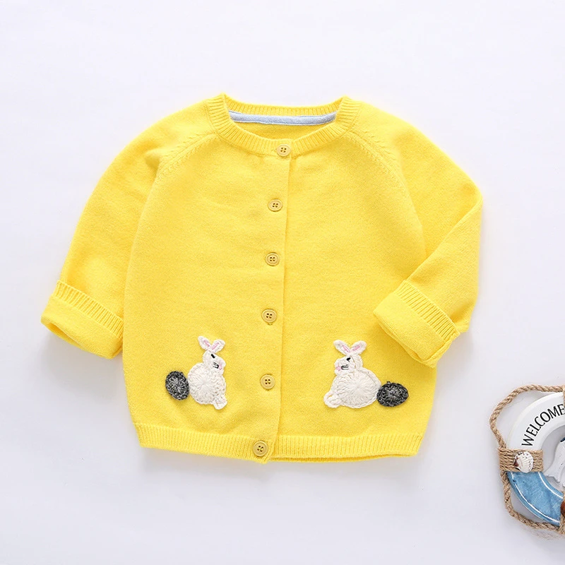 lovely new Baby Girls Sweater Rabbit Pattern Long Sleeve Cotton Sweater For Children Knitted Sweater Kids Cardigan
lovely new Baby Girls Sweater Rabbit Pattern Long Sleeve Cotton Sweater For Children Knitted Sweater Kids Cardigan