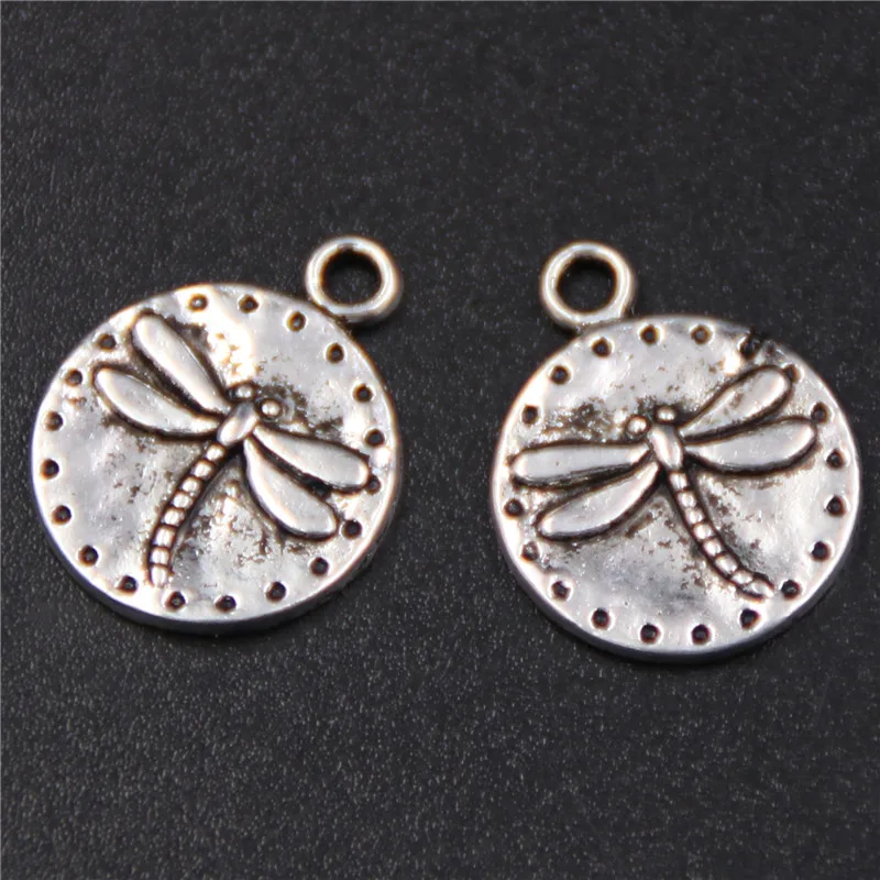 20pcs Antique silver dragonfly flying disc alloy pendants for bracelets necklaces earrings DIY handmade jewelry charm findings
20pcs Antique silver dragonfly flying disc alloy pendants for bracelets necklaces earrings DIY handmade jewelry charm findings
