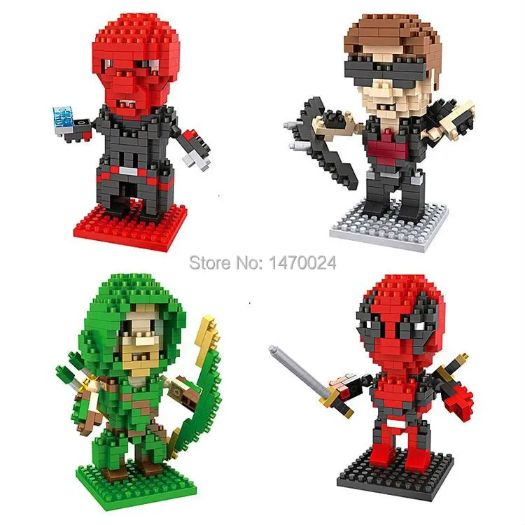 2016 New HSANHE Deadpool 4 Blocks Figures HSANHE Blocks Cartoon Characters Super Heros Block Toys From Factory for Kids
2016 New HSANHE Deadpool 4 Blocks Figures HSANHE Blocks Cartoon Characters Super Heros Block Toys From Factory for Kids
