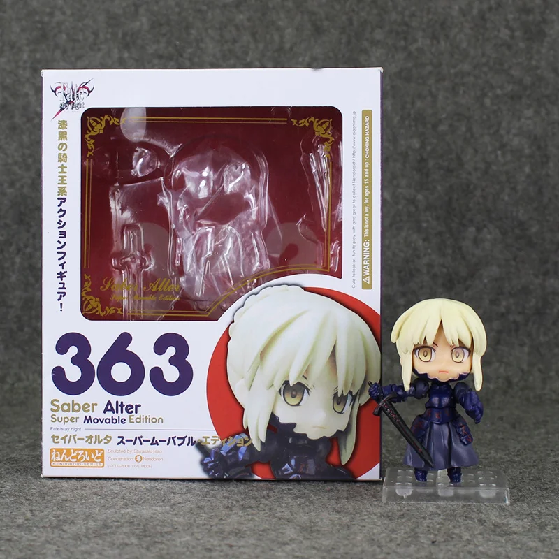 Anime Fate Stay Night Saber Darkness Female Knight Nendoroid 363 PVC Action Figure Collection Model Toys 9.5cm Doll
Anime Fate Stay Night Saber Darkness Female Knight Nendoroid 363 PVC Action Figure Collection Model Toys 9.5cm Doll