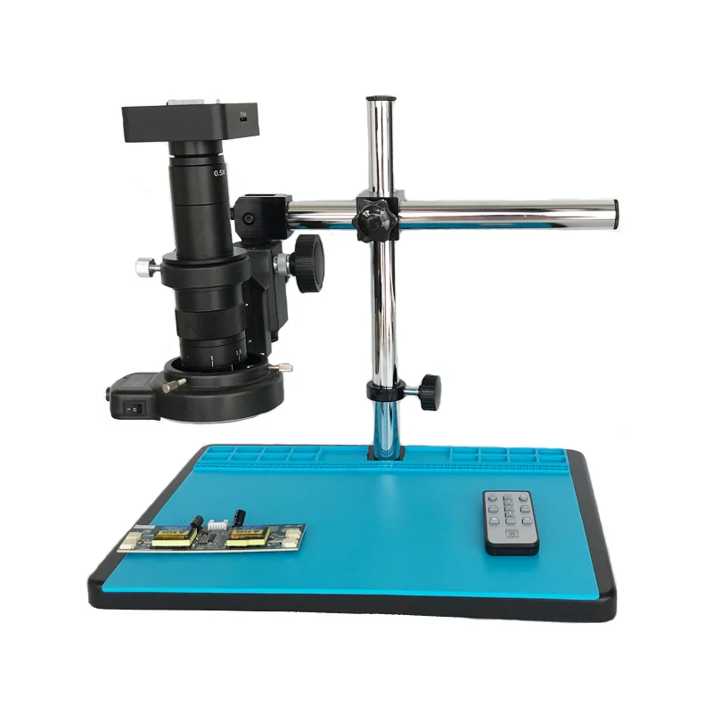 360 adjustable stand arm 34MP HDMI USB Industrial Microscope Camera 10X 180X 300X C-Mount lens For Phone CPU PCB MAT Repairing
360 adjustable stand arm 34MP HDMI USB Industrial Microscope Camera 10X 180X 300X C-Mount lens For Phone CPU PCB MAT Repairing