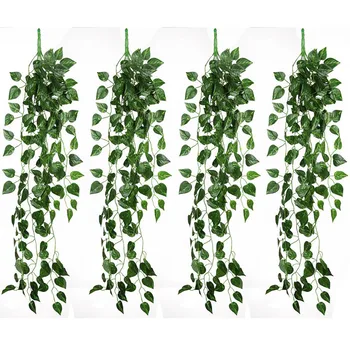 Artificial Plants Greeny Ivy Vine Wall Hanging Leaves Garland Home Wedding Decoration,4 Bunchs
Artificial Plants Greeny Ivy Vine Wall Hanging Leaves Garland Home Wedding Decoration,4 Bunchs