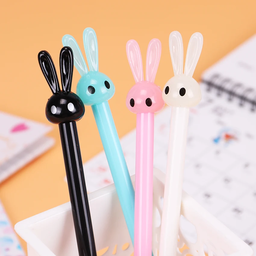 1PC 0.5mm Cute Kawaii Plastic Gel Pens Lovely Cartoon Rabbit Pen For Kids Writing Gift Korean Stationery
1PC 0.5mm Cute Kawaii Plastic Gel Pens Lovely Cartoon Rabbit Pen For Kids Writing Gift Korean Stationery