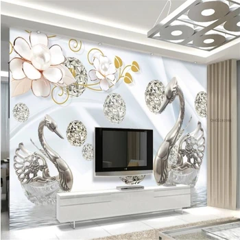 beibehang Large Custom Wallpaper Mural White Jewelery Flower Swan Lake Water Reflection Video Background Wall
beibehang Large Custom Wallpaper Mural White Jewelery Flower Swan Lake Water Reflection Video Background Wall