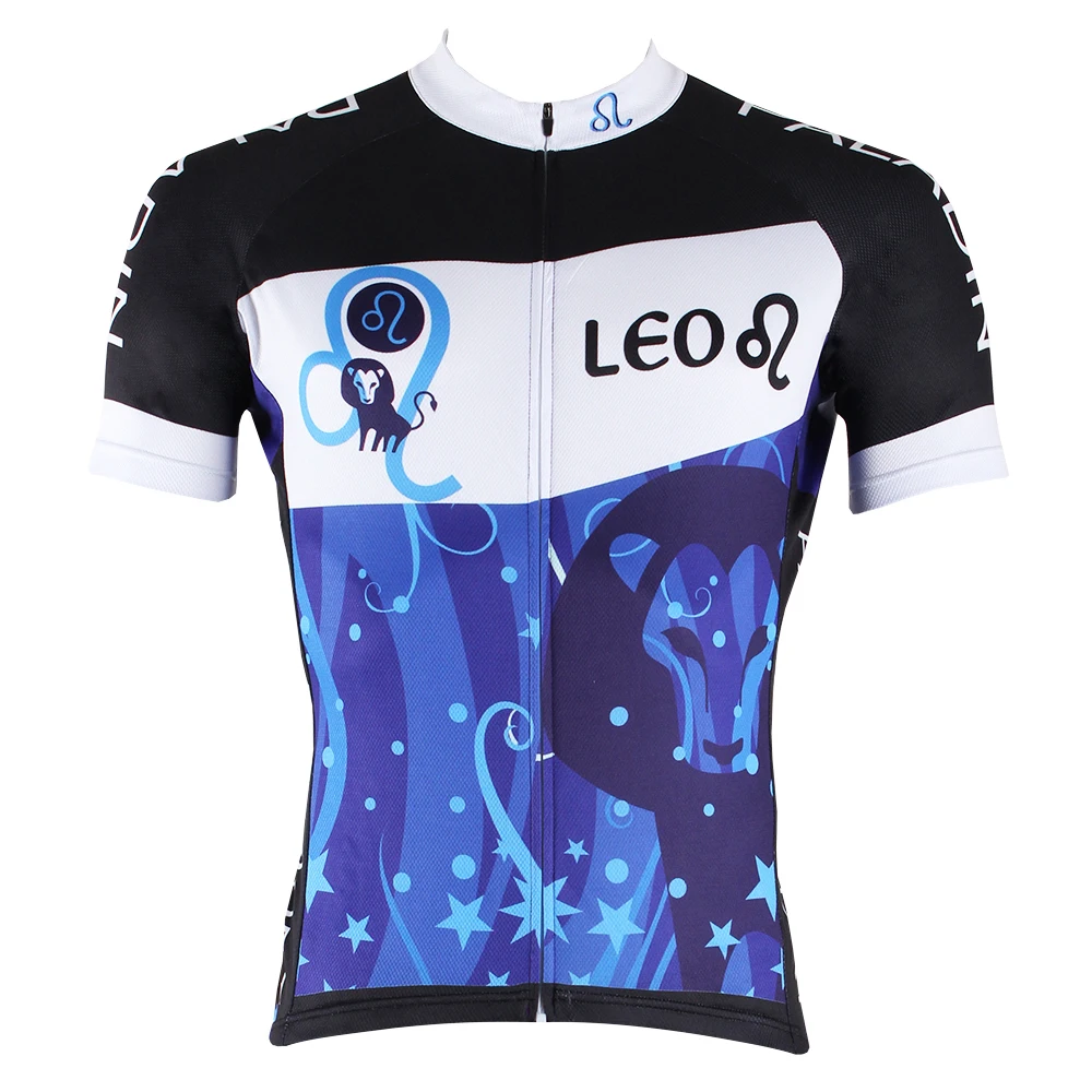 Activity Leo Constellation Men Short sleeve Cycling Jersey Blue Bike / Bicycle Clothes Polyester Anti-sweat Cycling Clothes
Activity Leo Constellation Men Short sleeve Cycling Jersey Blue Bike / Bicycle Clothes Polyester Anti-sweat Cycling Clothes