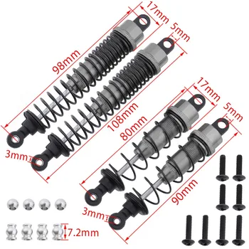 4 Pcs/Lot Aluminum 90-108mm Front/Rear Shock Absorber For FS Racing 1/10 Buggy 53632 Baja Remote Control Cars Spare Parts
4 Pcs/Lot Aluminum 90-108mm Front/Rear Shock Absorber For FS Racing 1/10 Buggy 53632 Baja Remote Control Cars Spare Parts
