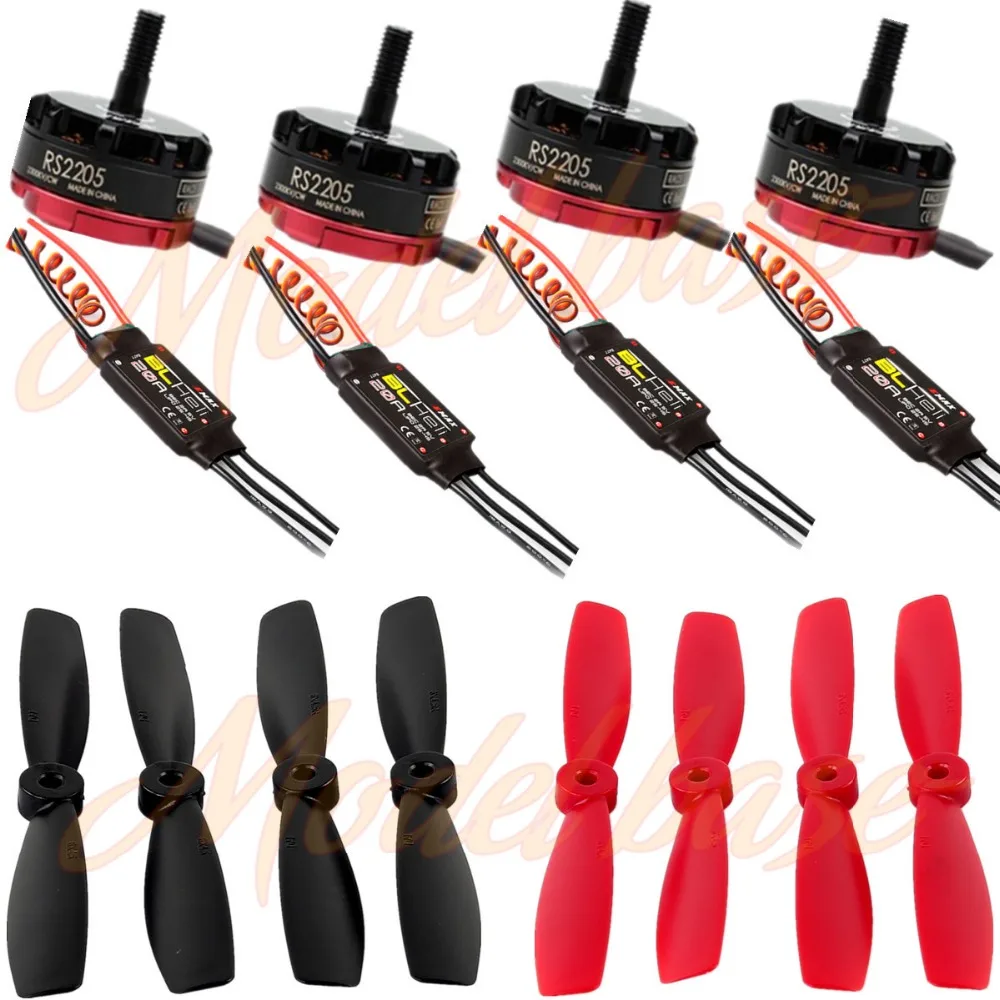 Emax RS2205 2300KV /2600KV Brushless motor + EMAX Simonk/ BLHELI 20A+ 5045 Bullnose Propeller for DIY Quad FPV QAV250 Drone
Emax RS2205 2300KV /2600KV Brushless motor + EMAX Simonk/ BLHELI 20A+ 5045 Bullnose Propeller for DIY Quad FPV QAV250 Drone