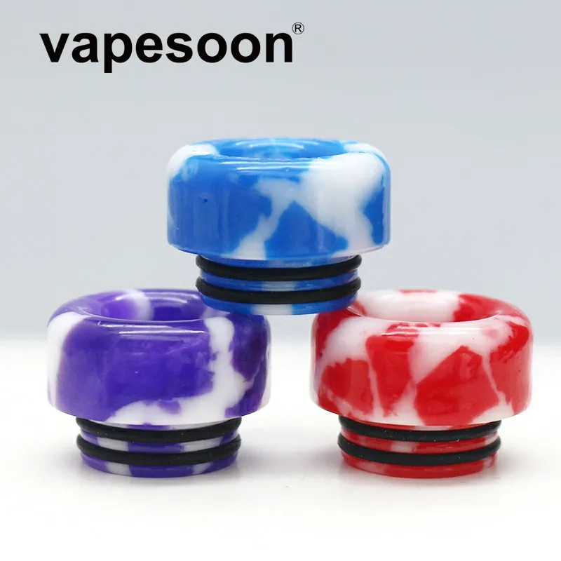 810 капельные наконечники Zebra Resin DripTip мундштук с широким отверстием для Kennedy dy24 Battle