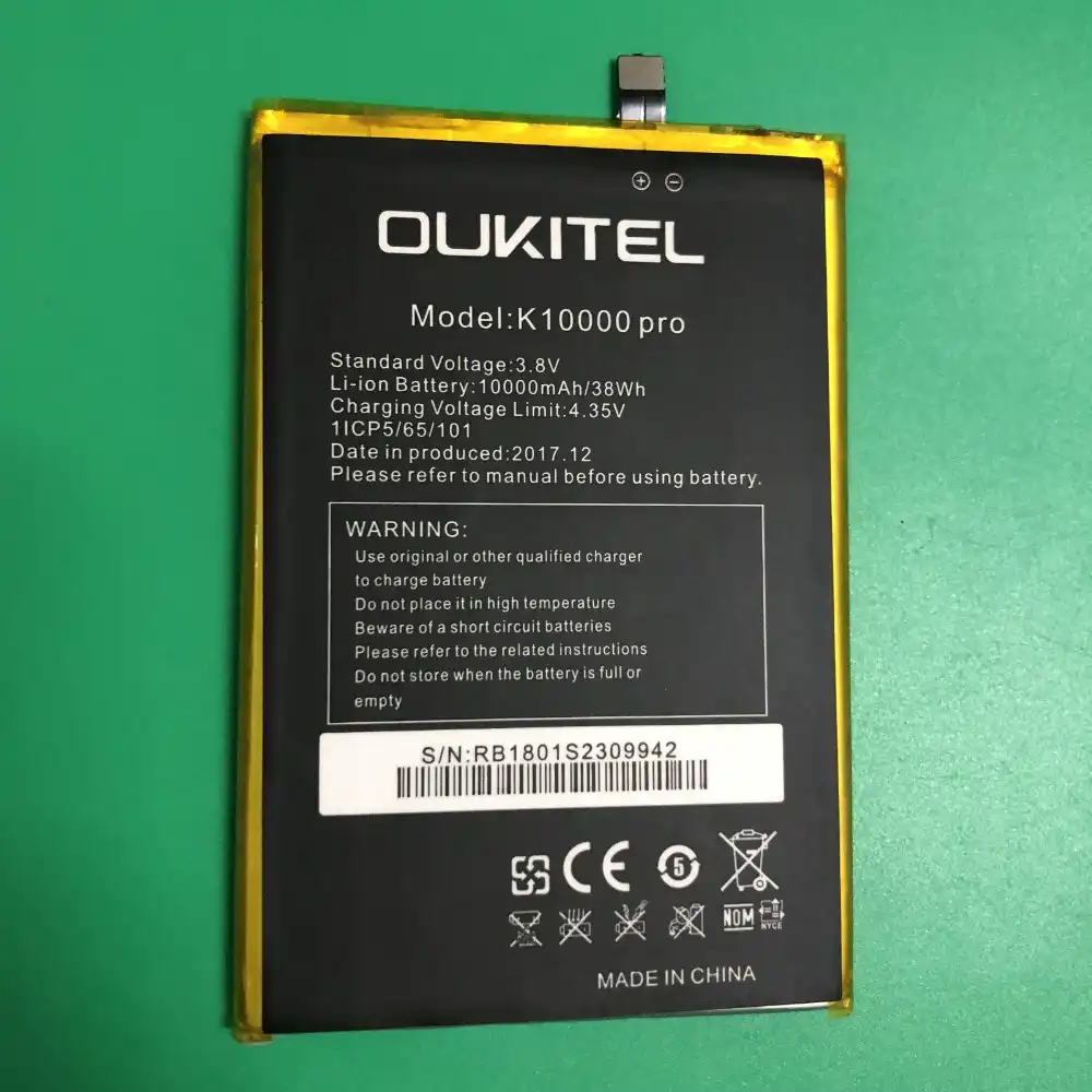 Аккумулятор Oukitel k10000 Pro 100% оригинальный большой емкости 10000 мАч Сменн