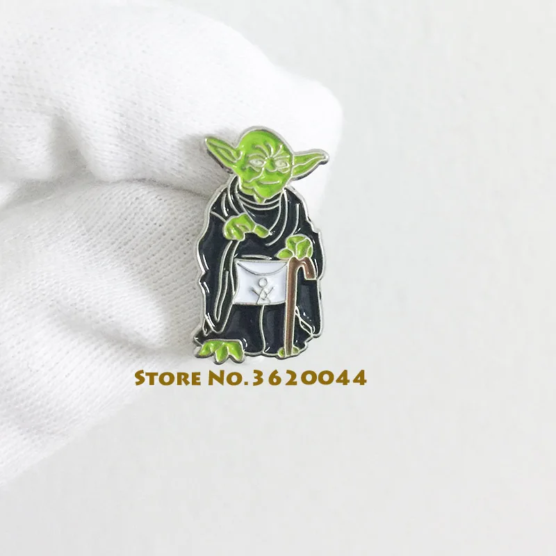 20pcs Soft Enamel Yoda Master Brooch and Pins Metal Craft Masonry Masonic Freemasonary Free Masons Apron Lapel Pin Monster Badge
20pcs Soft Enamel Yoda Master Brooch and Pins Metal Craft Masonry Masonic Freemasonary Free Masons Apron Lapel Pin Monster Badge