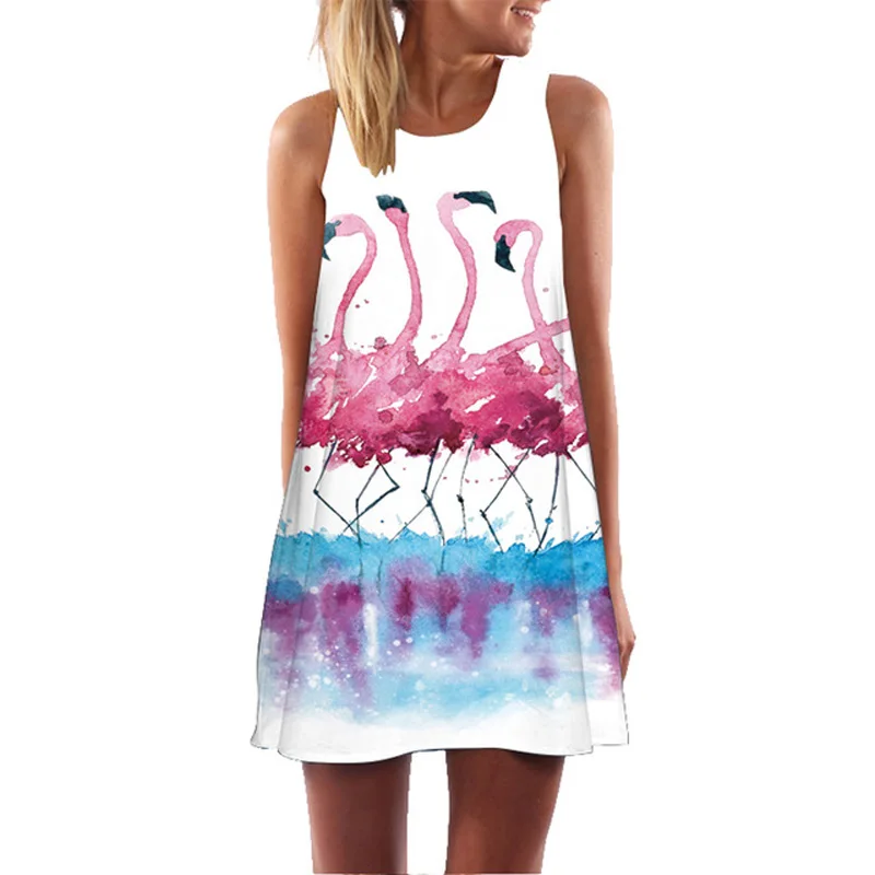 Newest 2018 Hot Summer Women Dress Short Dress Floral Print Swan Casual Woman Chiffon dresses boho Sundress Beach Dresses Ladies
Newest 2018 Hot Summer Women Dress Short Dress Floral Print Swan Casual Woman Chiffon dresses boho Sundress Beach Dresses Ladies