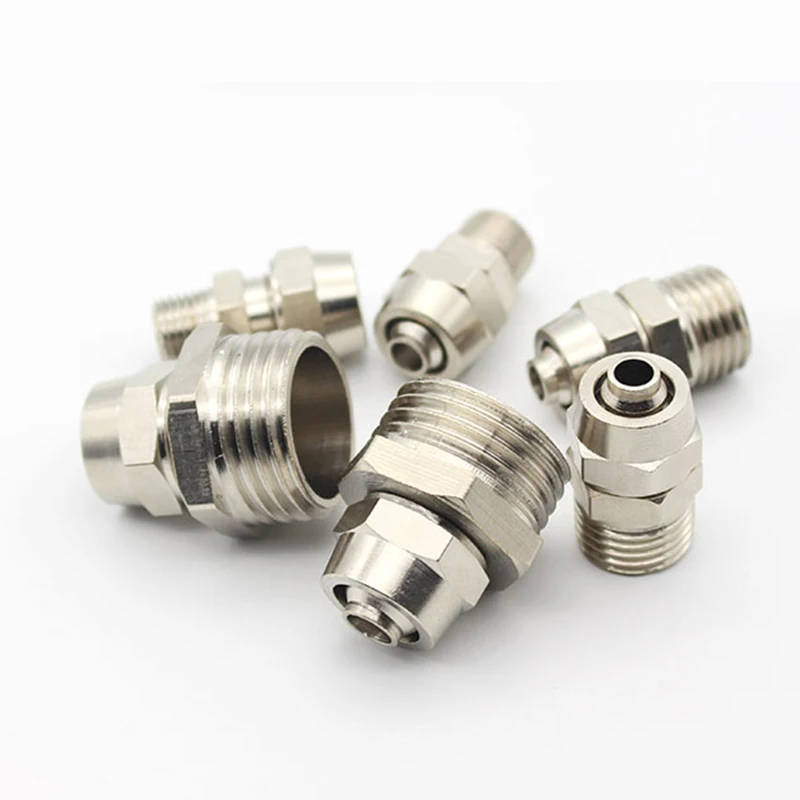 1PCS Straight Type Copper Material Pneumatic Screw Thread Quick Connectors Fitting PC 4MM-16MM Gas Hose Tube One Touch Push Into
1PCS Straight Type Copper Material Pneumatic Screw Thread Quick Connectors Fitting PC 4MM-16MM Gas Hose Tube One Touch Push Into