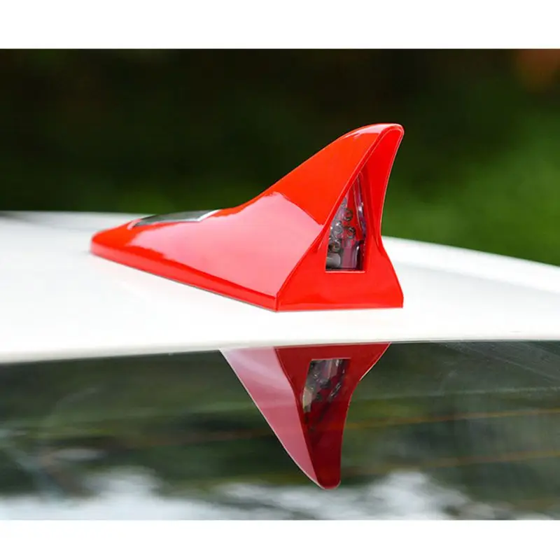 Solar Power Car Shark Fin Roof Antenna LED Car Styling Warning Flash Tail Light Anti-rear Warning Light
Solar Power Car Shark Fin Roof Antenna LED Car Styling Warning Flash Tail Light Anti-rear Warning Light