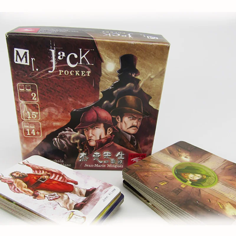 Mr. Jack Pocket Board Game Kill Game 2 Players Family/Party Best Gift for Children Battle Game Indoor Entertainment
Mr. Jack Pocket Board Game Kill Game 2 Players Family/Party Best Gift for Children Battle Game Indoor Entertainment