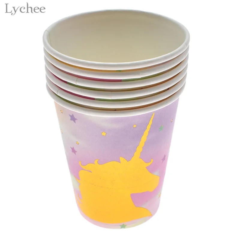 Lychee Unicorn Disposable Tableware Sets Paper Drinking Cups Plate Knife Fork Sets for Birthday Party Decoration Supplies
Lychee Unicorn Disposable Tableware Sets Paper Drinking Cups Plate Knife Fork Sets for Birthday Party Decoration Supplies