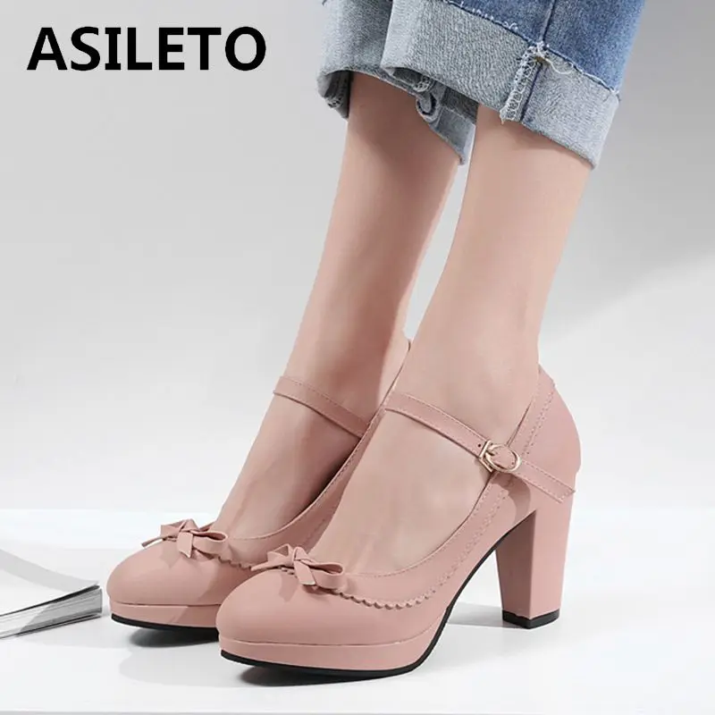 ASILETO plus Size 34-43 Women spring High Heels Shoes mary janes Bow Pumps Lady Platform Daily Work Dress Footwear stielttos
ASILETO plus Size 34-43 Women spring High Heels Shoes mary janes Bow Pumps Lady Platform Daily Work Dress Footwear stielttos
