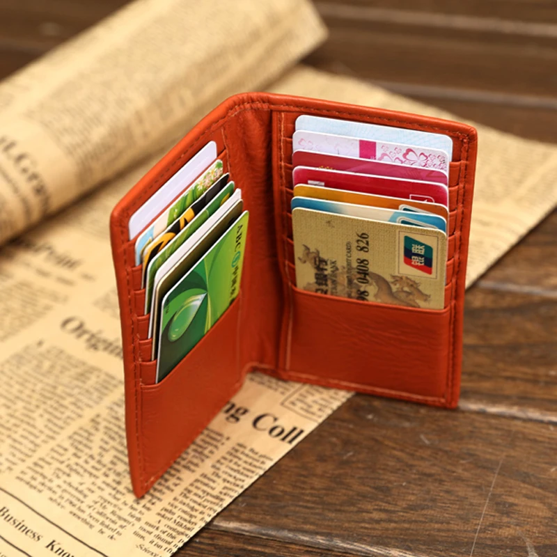 Genuine Leather Credit Holder for Women Cowhide Real Leather Card WalletSimple and Slim ID Case Girl
Genuine Leather Credit Holder for Women Cowhide Real Leather Card WalletSimple and Slim ID Case Girl