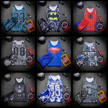 Personalized Men's Double Layers Mesh Breathable Superhero Sporting Vest Shirt & Shorts Basketball Football Cothes Outfits&Set
Personalized Men's Double Layers Mesh Breathable Superhero Sporting Vest Shirt & Shorts Basketball Football Cothes Outfits&Set