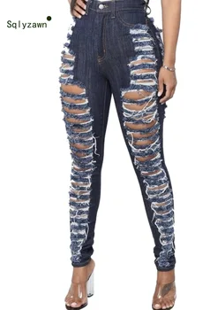 Ripped Jeans for Women 2019 High Waist Hole Tassel Jeans Paint Pants Skinny Destroyed Pants Hole Trousers Stretch Jeans S-2XL
Ripped Jeans for Women 2019 High Waist Hole Tassel Jeans Paint Pants Skinny Destroyed Pants Hole Trousers Stretch Jeans S-2XL