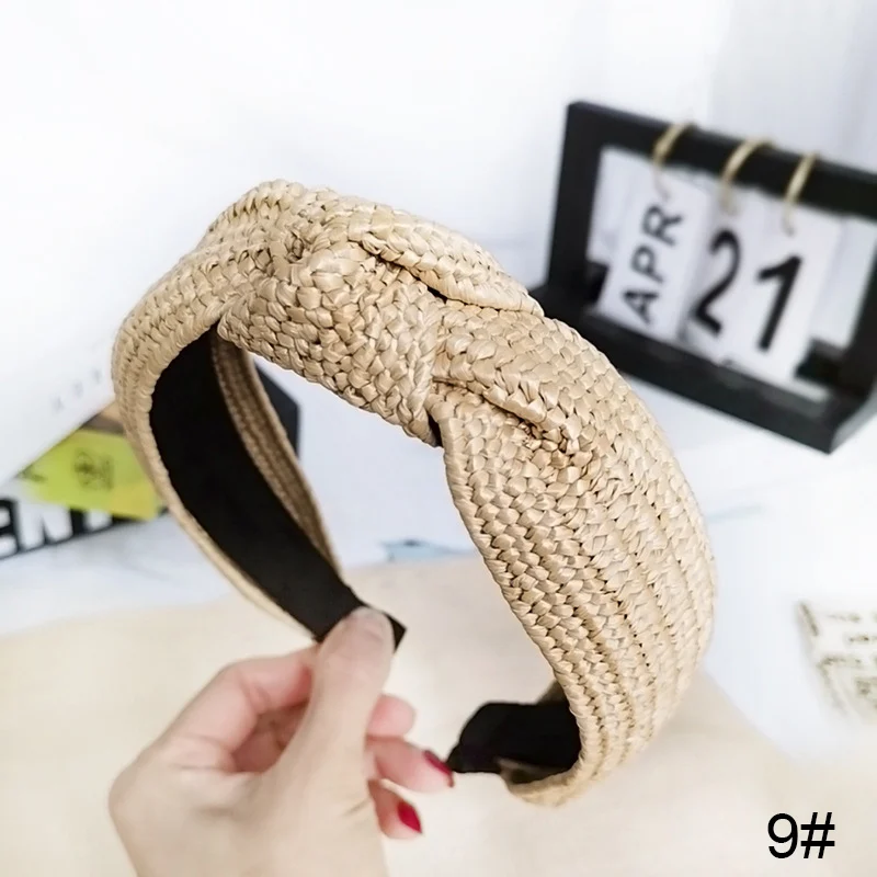Summer Beach Bohemia Straw Weaving Knotted Hairband Women Cross Handmade Hair Hoop Headband Hair Accessories Party Dress
Summer Beach Bohemia Straw Weaving Knotted Hairband Women Cross Handmade Hair Hoop Headband Hair Accessories Party Dress