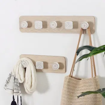 Nordic Wind homestay wooden clothing hat decorative Hook Creative Home hotel entrance parlour wall hanging coat hook LM5301527py
Nordic Wind homestay wooden clothing hat decorative Hook Creative Home hotel entrance parlour wall hanging coat hook LM5301527py