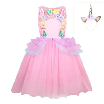 Modis Girls Unicorn Tutu Dress Rainbow Princess Kids Party Dress Girls Christmas Halloween Pony Cosplay Costume Wedding dress se
Modis Girls Unicorn Tutu Dress Rainbow Princess Kids Party Dress Girls Christmas Halloween Pony Cosplay Costume Wedding dress se