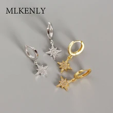 Shanice ins 925 스털링 실버 cz 크리스탈 후프 (China)