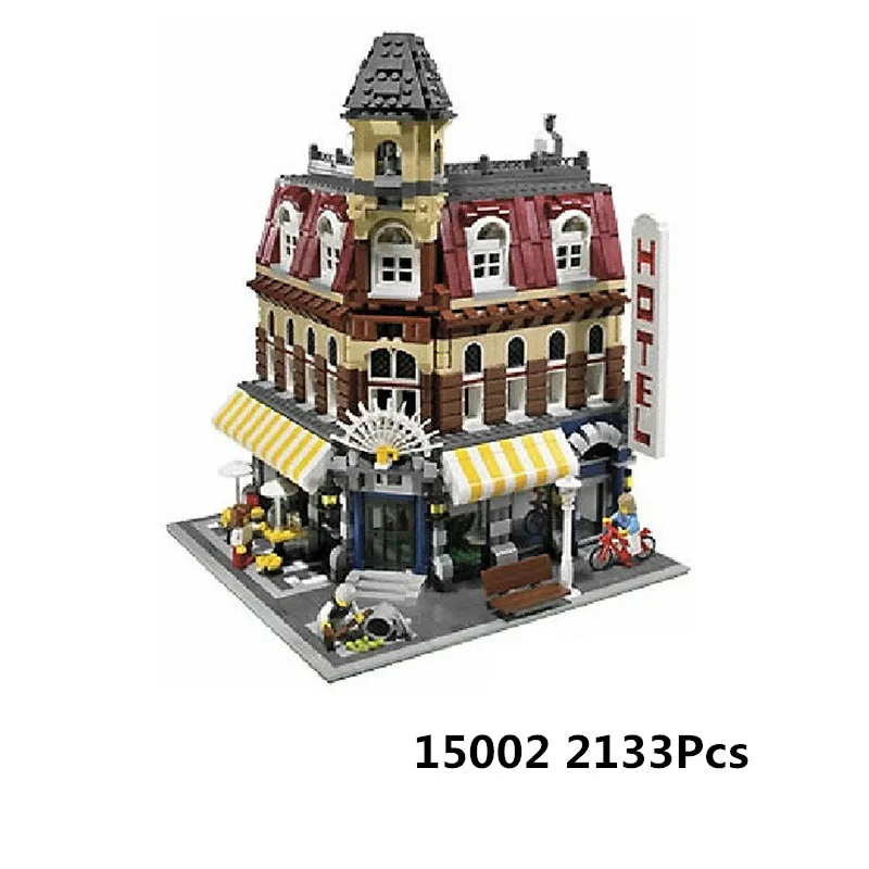 New LEPIN 15002 2133Pcs Creators City Cafe Corner Model Building Kits Blocks Bricks Compatible Legoing 10182 Toys For Children
New LEPIN 15002 2133Pcs Creators City Cafe Corner Model Building Kits Blocks Bricks Compatible Legoing 10182 Toys For Children