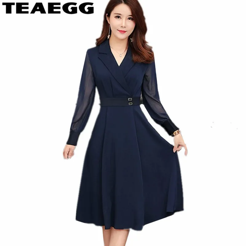 TEAEGG Robe Ete Navy Spring Dress Women Clothes 2019 Elegant Party Dress Night Long Sleeve Plus Size Dresses For Women 4xl B11
TEAEGG Robe Ete Navy Spring Dress Women Clothes 2019 Elegant Party Dress Night Long Sleeve Plus Size Dresses For Women 4xl B11