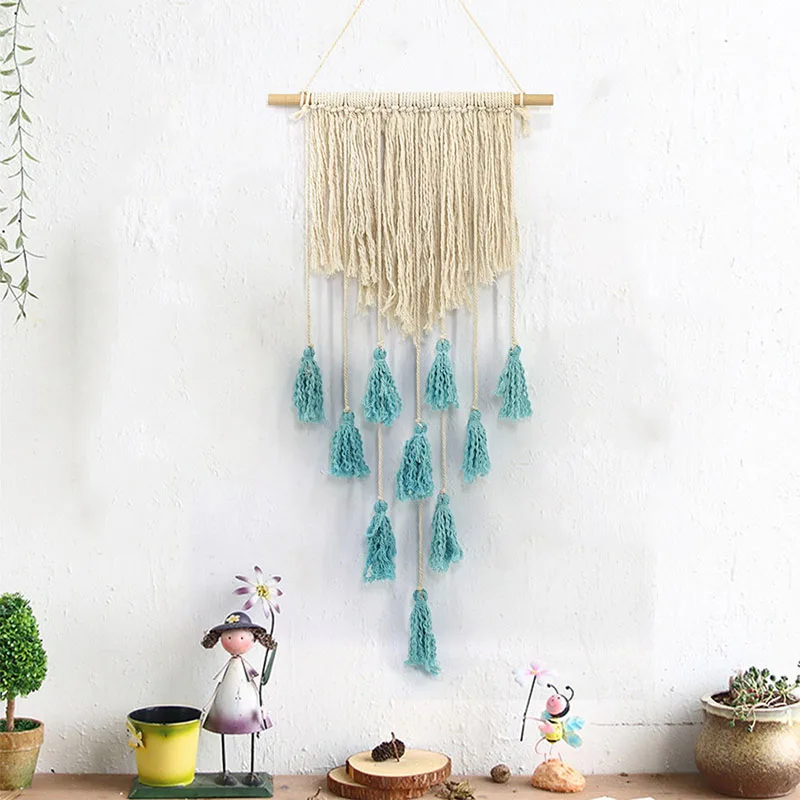 Hand-woven Nordic tapestry ins hang cloth bedside bed sofa background cloth decorative blanket curtain
Hand-woven Nordic tapestry ins hang cloth bedside bed sofa background cloth decorative blanket curtain