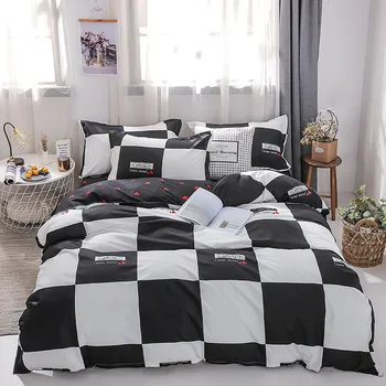 Bedding set Queen size 4pc Duvet cover sets Twin Full size Polyeter Duvet Cover Home Textile Dropshiping Simple Style
Bedding set Queen size 4pc Duvet cover sets Twin Full size Polyeter Duvet Cover Home Textile Dropshiping Simple Style