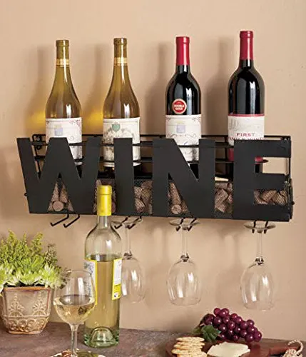 Metal Wall Mount Wine Bottle Rack Hold Wine Corks&Wine Glasses wine bottles storage rack
Metal Wall Mount Wine Bottle Rack Hold Wine Corks&Wine Glasses wine bottles storage rack