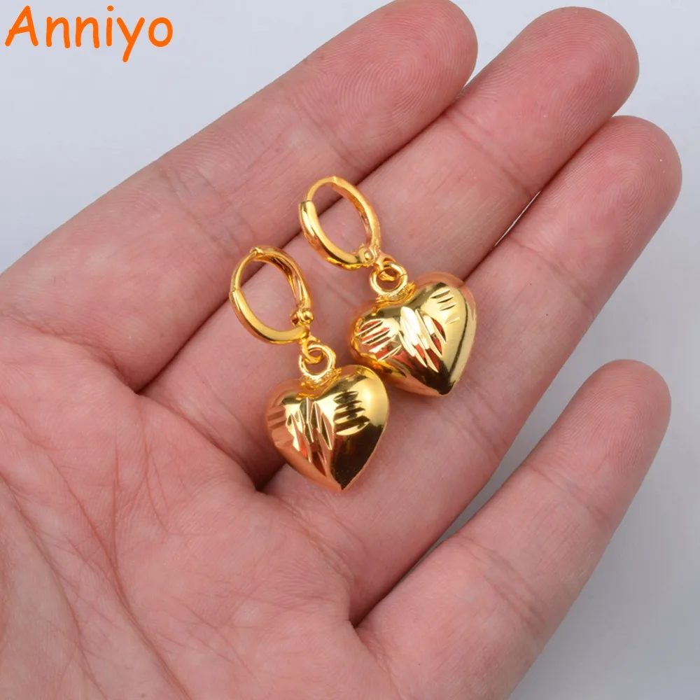 Anniyo African Heart Earrings for Women/Girl,Gold Color Three-dimensional Earrings Arab Middle Eastern Jewelry Gift #051104
Anniyo African Heart Earrings for Women/Girl,Gold Color Three-dimensional Earrings Arab Middle Eastern Jewelry Gift #051104