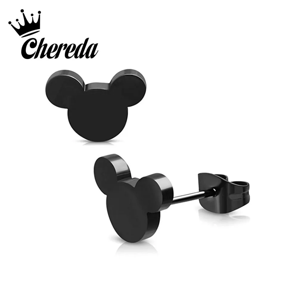 Chereda Trendy Animal Mouse Earrings Gold Stainless Steel Stud Earrings for Women Mickey Cute Earring Gift
Chereda Trendy Animal Mouse Earrings Gold Stainless Steel Stud Earrings for Women Mickey Cute Earring Gift