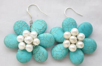 shitou 00485 silver 40mm blue turquoise bead white pearl flower dangle earring discount 40%
shitou 00485 silver 40mm blue turquoise bead white pearl flower dangle earring discount 40%