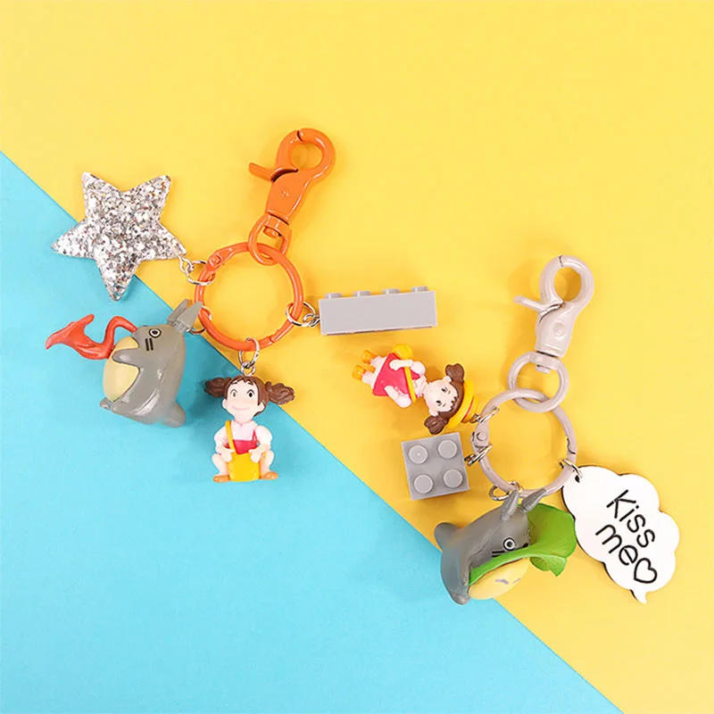 Fashion Keychains Cute Kawaii Cat Girl Key Chain Ring Anime Totoro Keychain Creative Cartoon Trinket Charm Women Girl Keyring
Fashion Keychains Cute Kawaii Cat Girl Key Chain Ring Anime Totoro Keychain Creative Cartoon Trinket Charm Women Girl Keyring