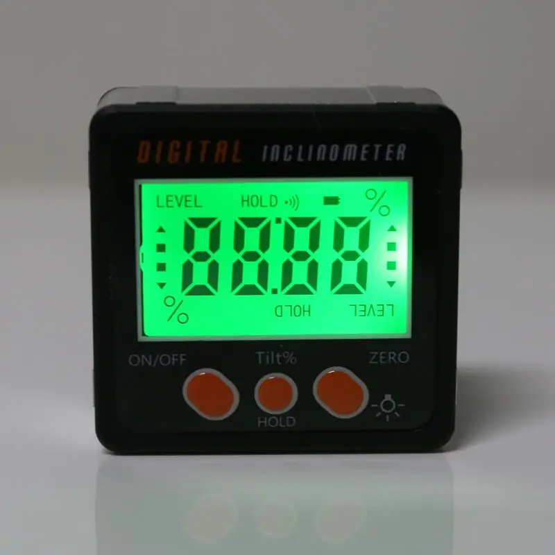 Digital Inclinometer Electronic Protractor Aluminum Alloy Shell Bevel Box Angle Gauge Meter Measuring tool
Digital Inclinometer Electronic Protractor Aluminum Alloy Shell Bevel Box Angle Gauge Meter Measuring tool